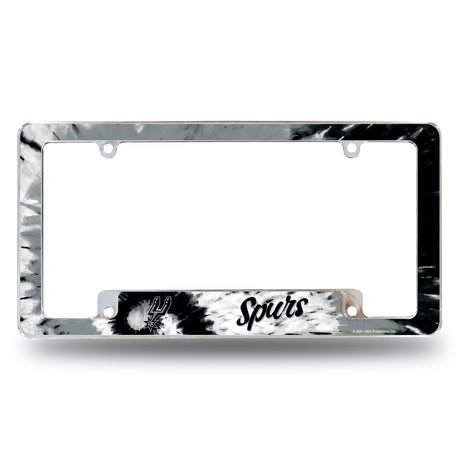 NBA San Antonio Spurs All Over Chrome Frame Fan Gear NBA San Antonio Spurs