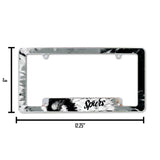 NBA San Antonio Spurs All Over Chrome Frame Fan Gear NBA San Antonio Spurs