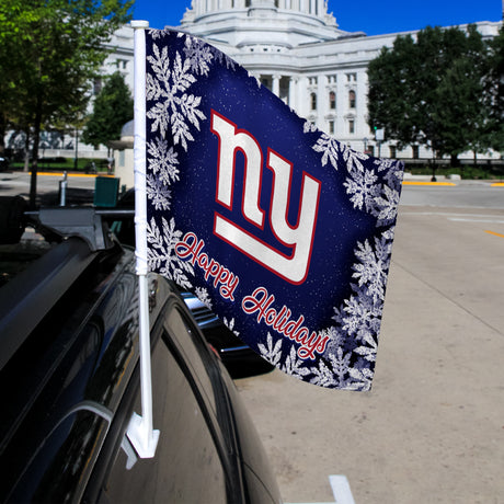 NFL New York Giants Car Flag Fan Gear NFL New York Giants