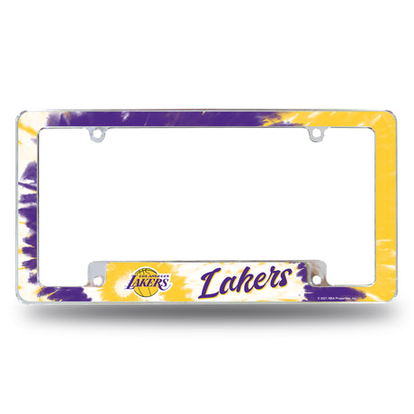 NBA Los Angeles Lakers All Over Chrome Frame Fan Gear NBA Los Angeles Lakers
