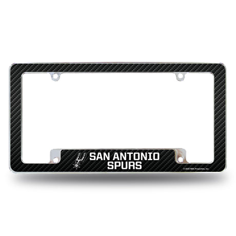 NBA San Antonio Spurs All Over Chrome Frame Fan Gear NBA San Antonio Spurs