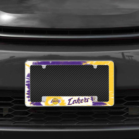 NBA Los Angeles Lakers All Over Chrome Frame Fan Gear NBA Los Angeles Lakers