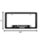 NBA San Antonio Spurs All Over Chrome Frame Fan Gear NBA San Antonio Spurs