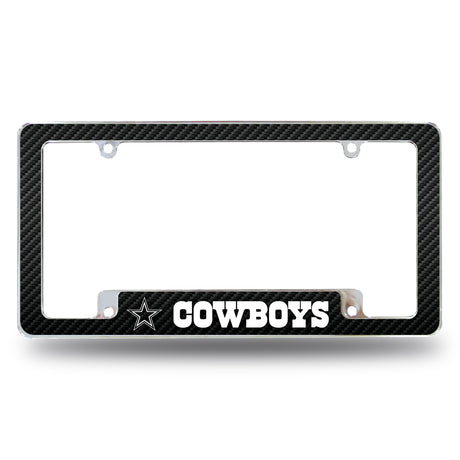 NFL Dallas Cowboys All Over Chrome Frame Fan Gear NFL Dallas Cowboys