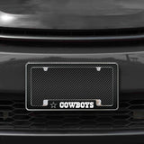 NFL Dallas Cowboys All Over Chrome Frame Fan Gear NFL Dallas Cowboys