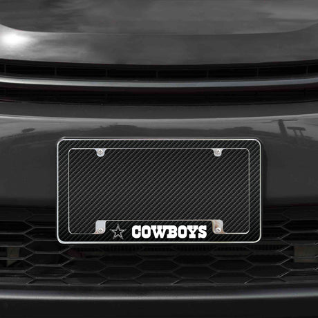 NFL Dallas Cowboys All Over Chrome Frame Fan Gear NFL Dallas Cowboys