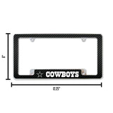 NFL Dallas Cowboys All Over Chrome Frame Fan Gear NFL Dallas Cowboys
