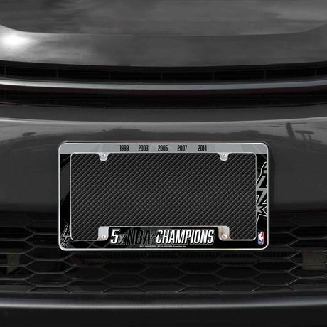 NBA San Antonio Spurs All Over Chrome Frame Fan Gear NBA San Antonio Spurs