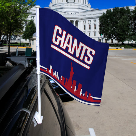 NFL New York Giants Car Flag Fan Gear NFL New York Giants