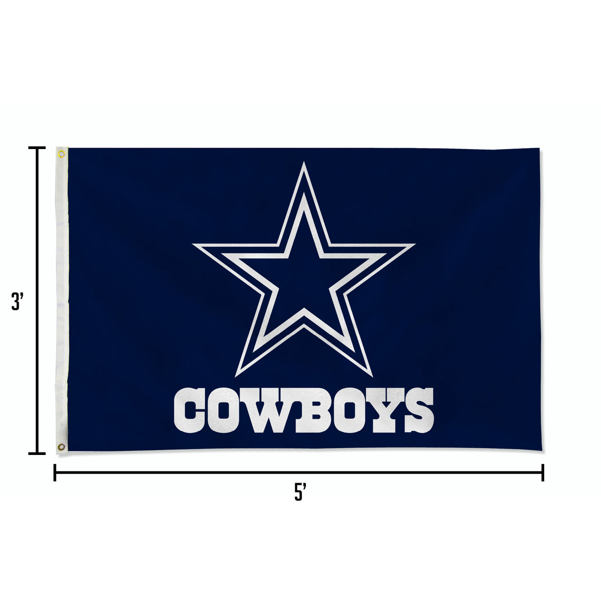 NFL Dallas Cowboys 3x5 Banner Flag Fan Gear NFL Dallas Cowboys