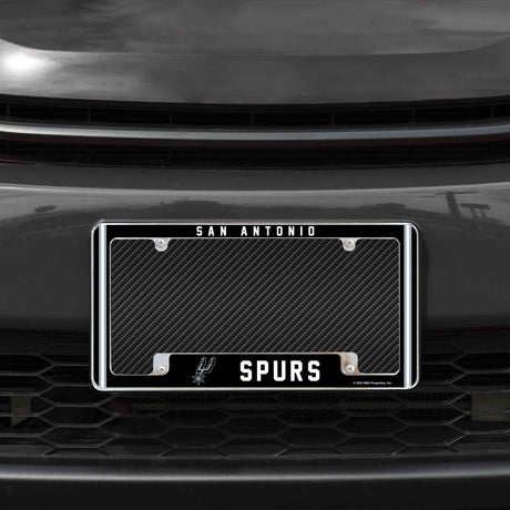 NBA San Antonio Spurs All Over Chrome Frame Fan Gear NBA San Antonio Spurs