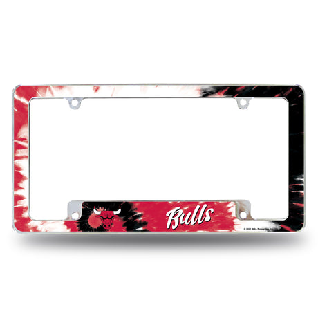 NBA Chicago Bulls All Over Chrome Frame Fan Gear NBA Chicago Bulls