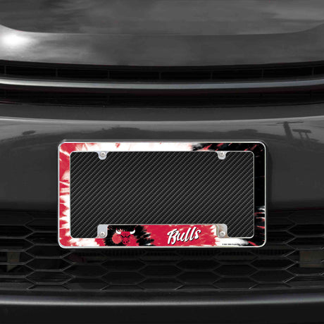 NBA Chicago Bulls All Over Chrome Frame Fan Gear NBA Chicago Bulls