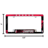 NBA Chicago Bulls All Over Chrome Frame Fan Gear NBA Chicago Bulls