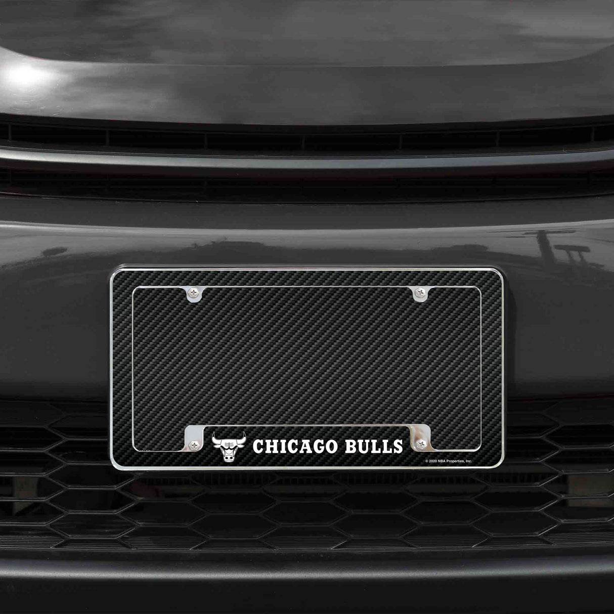 NBA Chicago Bulls All Over Chrome Frame Fan Gear NBA Chicago Bulls