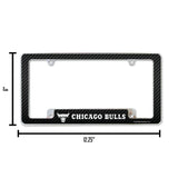 NBA Chicago Bulls All Over Chrome Frame Fan Gear NBA Chicago Bulls