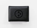 NFL Pittsburgh Steelers Laser Engraved Trifold Wallet Fan Gear NFL Pittsburgh Steelers