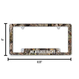 NBA Milwaukee Bucks All Over Chrome Frame Fan Gear NBA Milwaukee Bucks