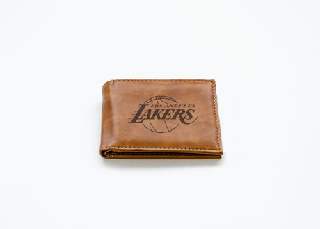 NBA Los Angeles Lakers Laser Engraved Bill-Fold Fan Gear NBA Los Angeles Lakers