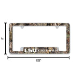 NCAA LSU Tigers All Over Chrome Frame Fan Gear NCAA LSU Tigers