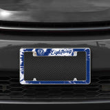 NHL Tampa Bay Lightning All Over Chrome Frame Fan Gear NHL Tampa Bay Lightning
