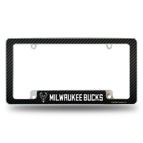 NBA Milwaukee Bucks All Over Chrome Frame Fan Gear NBA Milwaukee Bucks