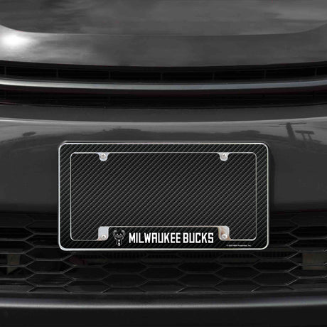 NBA Milwaukee Bucks All Over Chrome Frame Fan Gear NBA Milwaukee Bucks