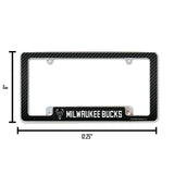 NBA Milwaukee Bucks All Over Chrome Frame Fan Gear NBA Milwaukee Bucks