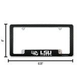 NCAA LSU Tigers All Over Chrome Frame Fan Gear NCAA LSU Tigers