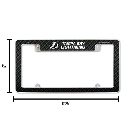NHL Tampa Bay Lightning All Over Chrome Frame Fan Gear NHL Tampa Bay Lightning