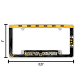 NHL Boston Bruins All Over Chrome Frame Fan Gear NHL Boston Bruins