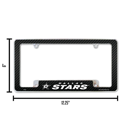 NHL Dallas Stars All Over Chrome Frame Fan Gear NHL Dallas Stars