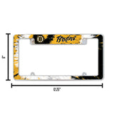 NHL Boston Bruins All Over Chrome Frame Fan Gear NHL Boston Bruins