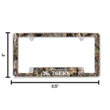 NBA Philadelphia 76ers All Over Chrome Frame Fan Gear NBA Philadelphia 76ers
