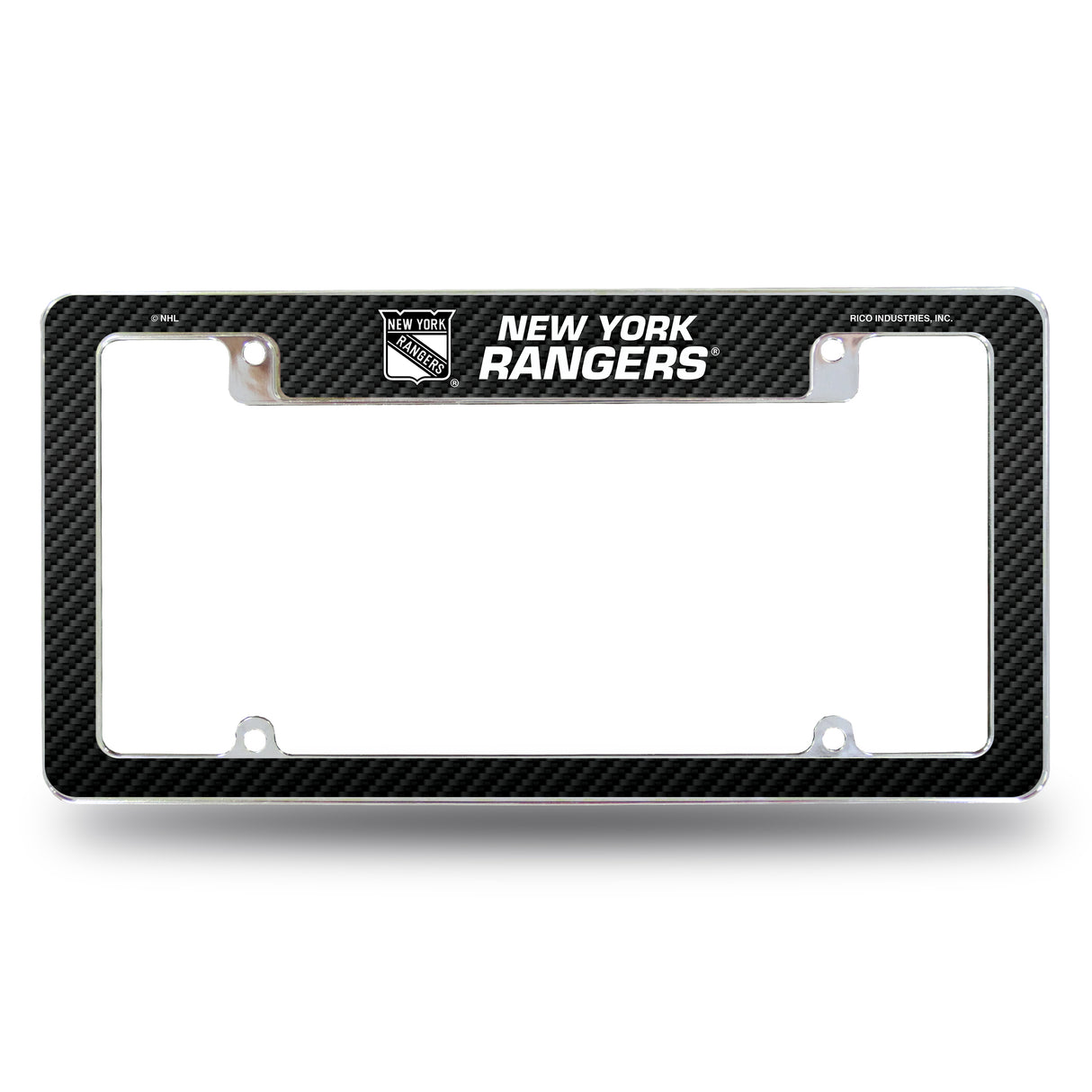 NHL New York Rangers All Over Chrome Frame Fan Gear NHL New York Rangers
