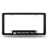 NBA Philadelphia 76ers All Over Chrome Frame Fan Gear NBA Philadelphia 76ers