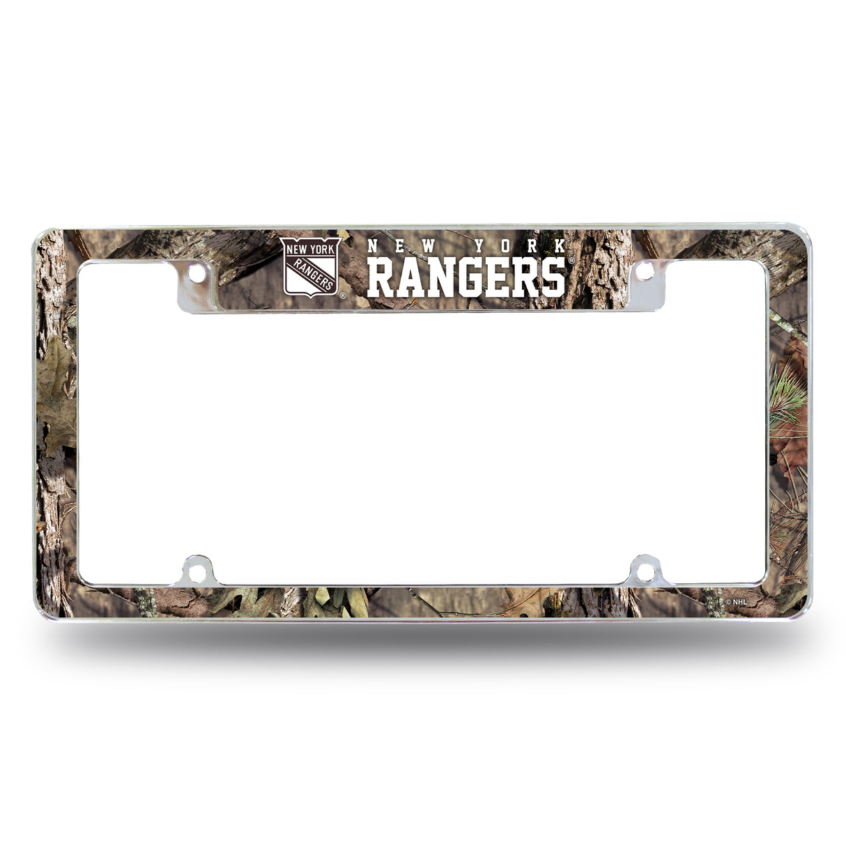 NHL New York Rangers All Over Chrome Frame Fan Gear NHL New York Rangers
