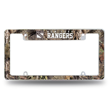 NHL New York Rangers All Over Chrome Frame Fan Gear NHL New York Rangers