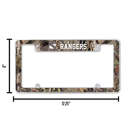 NHL New York Rangers All Over Chrome Frame Fan Gear NHL New York Rangers