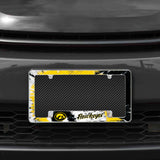 NCAA Iowa Hawkeyes All Over Chrome Frame Fan Gear NCAA Iowa Hawkeyes