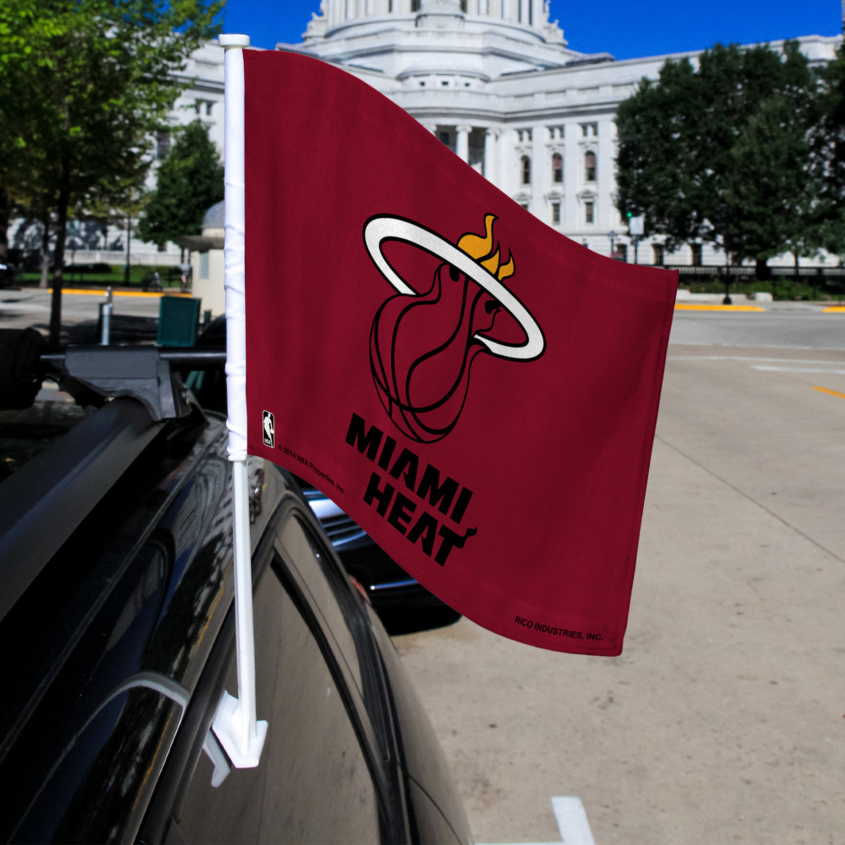 NBA Miami Heat Car Flag Fan Gear NBA Miami Heat