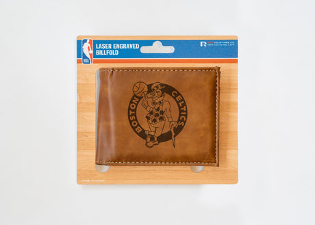 NBA Boston Celtics Laser Engraved Bill-Fold Fan Gear NBA Boston Celtics