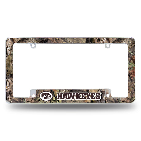 NCAA Iowa Hawkeyes All Over Chrome Frame Fan Gear NCAA Iowa Hawkeyes