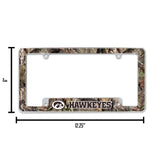NCAA Iowa Hawkeyes All Over Chrome Frame Fan Gear NCAA Iowa Hawkeyes