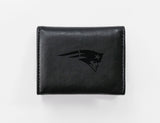 NFL New England Patriots Laser Engraved Trifold Wallet Fan Gear NFL New England Patriots