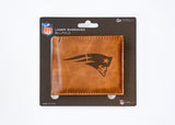 NFL New England Patriots Laser Engraved Bill-Fold Fan Gear NFL New England Patriots