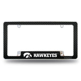 NCAA Iowa Hawkeyes All Over Chrome Frame Fan Gear NCAA Iowa Hawkeyes