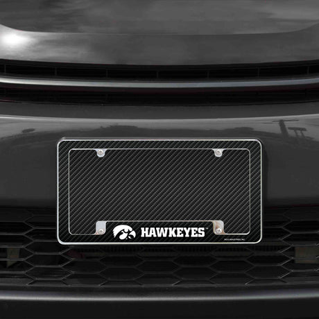 NCAA Iowa Hawkeyes All Over Chrome Frame Fan Gear NCAA Iowa Hawkeyes