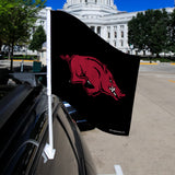 NCAA Arkansas Razorbacks Car Flag Fan Gear NCAA Arkansas Razorbacks