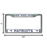 NFL Las Vegas Raiders Chrome License Plate Frame Fan Gear NFL Las Vegas Raiders